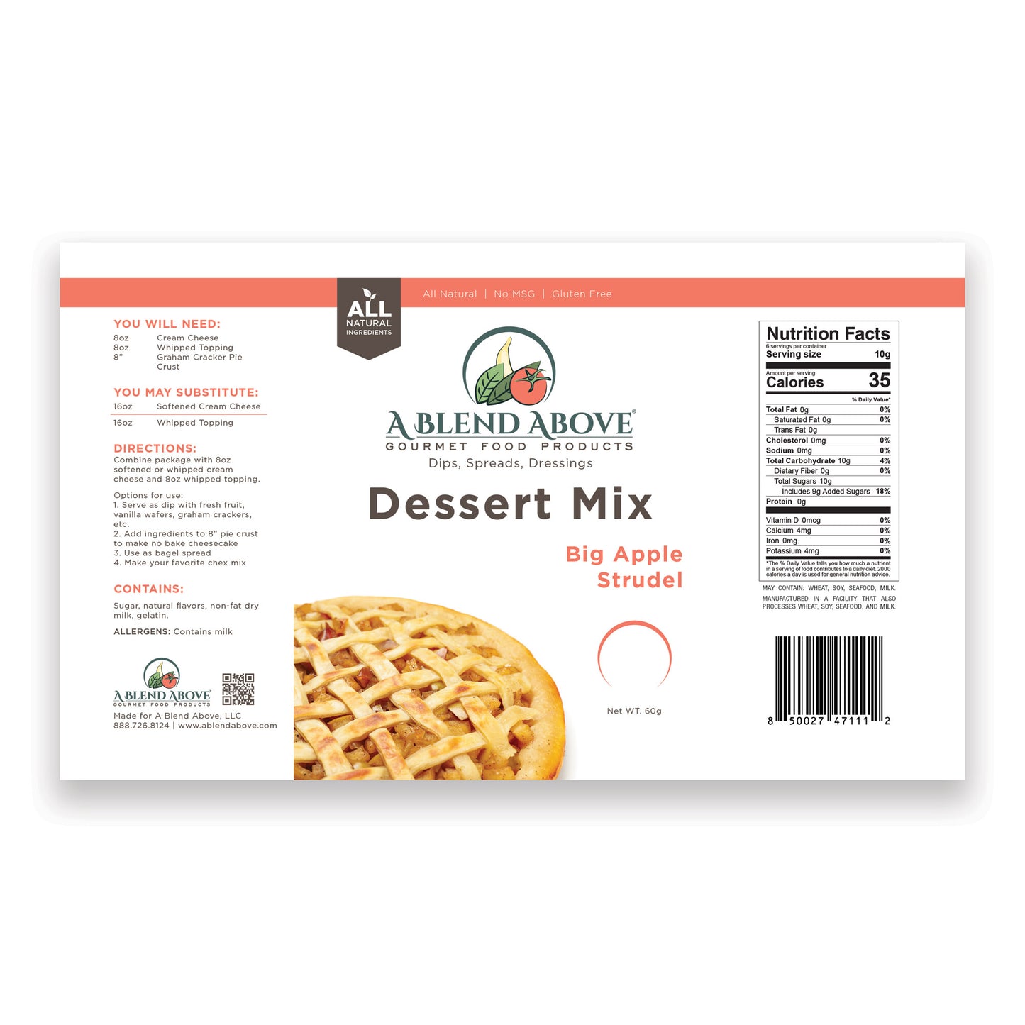 Big Apple Strudel Dessert Mix