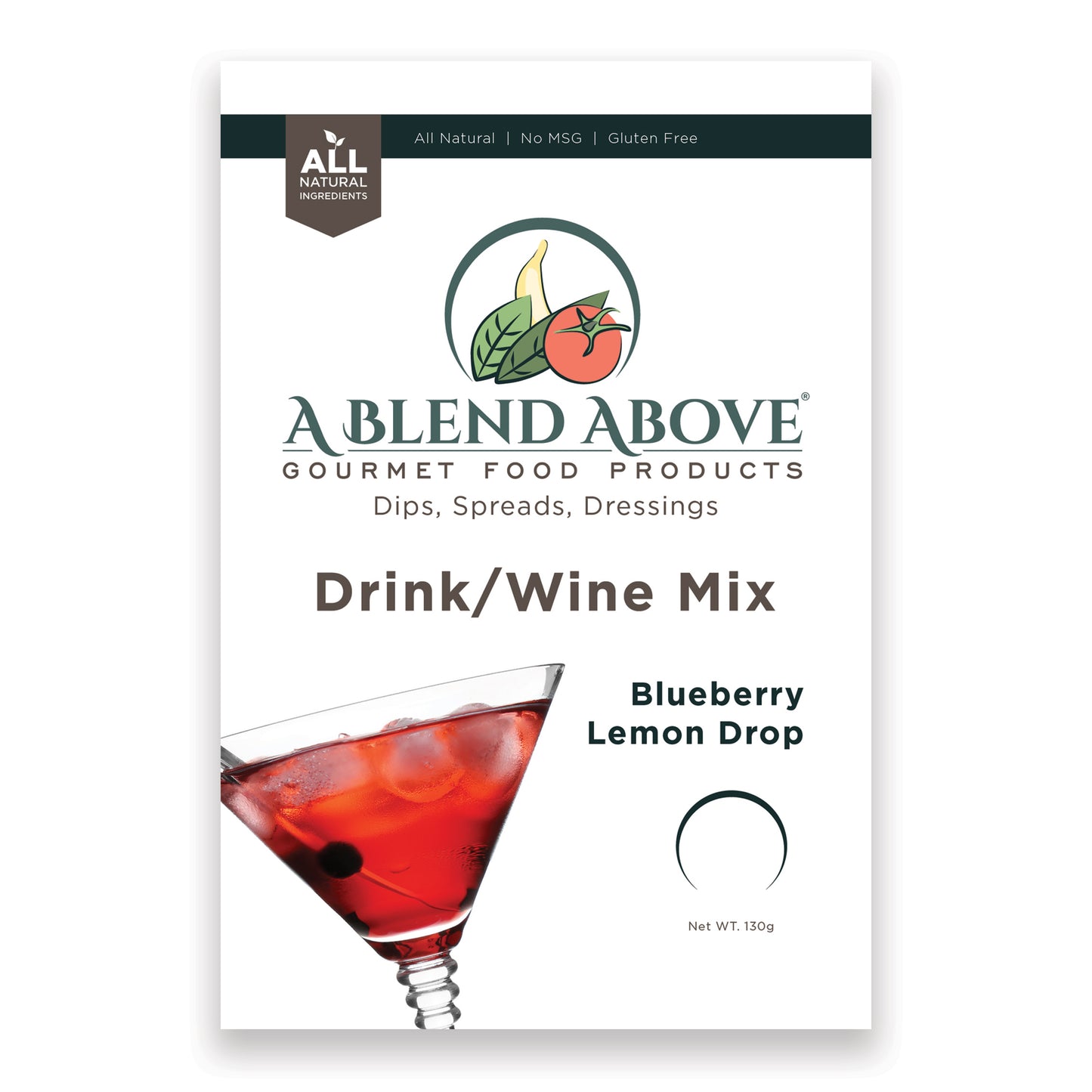 Blueberry Lemon Drop Drink/Wine Mix