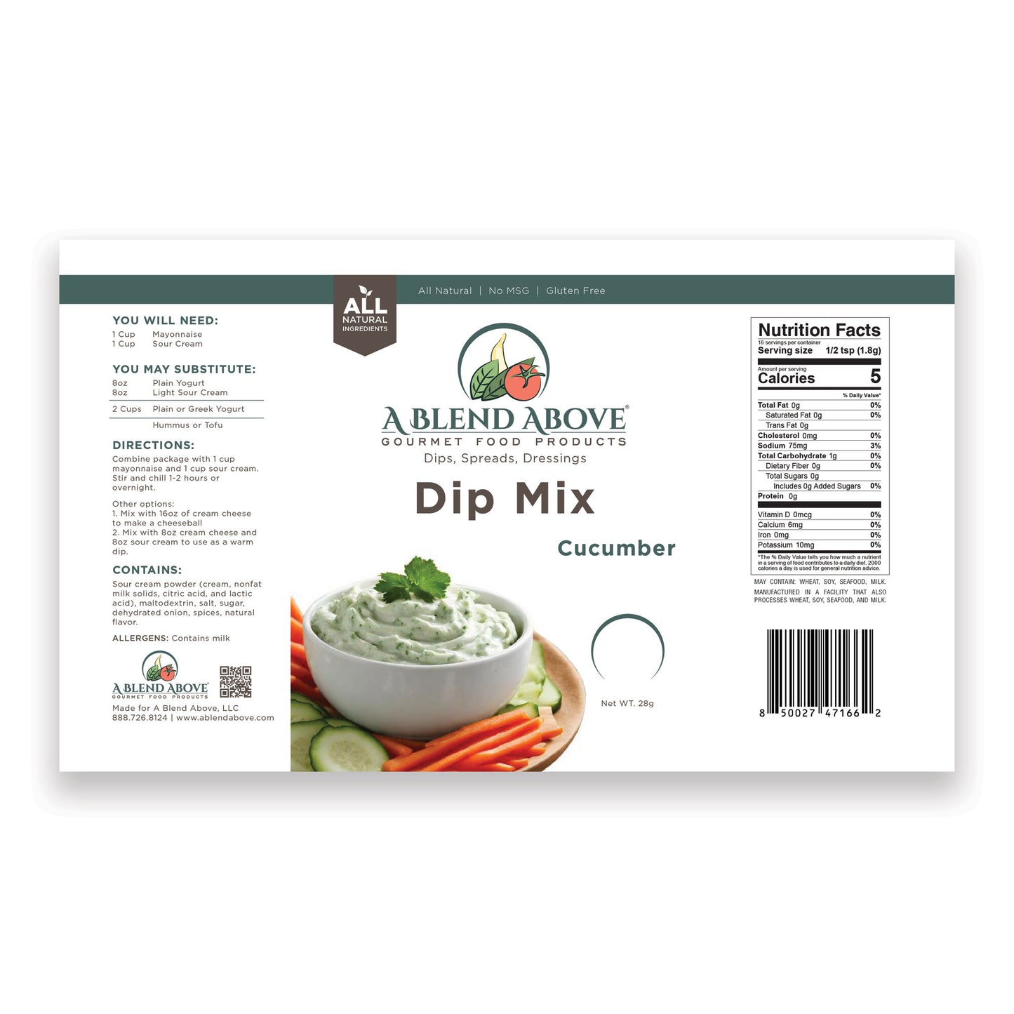 Cucumber Dip Mix