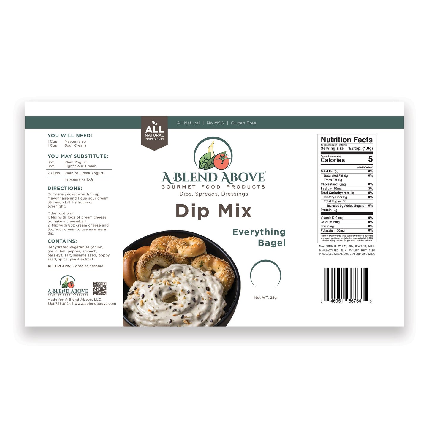 Everything Bagel Dip Mix