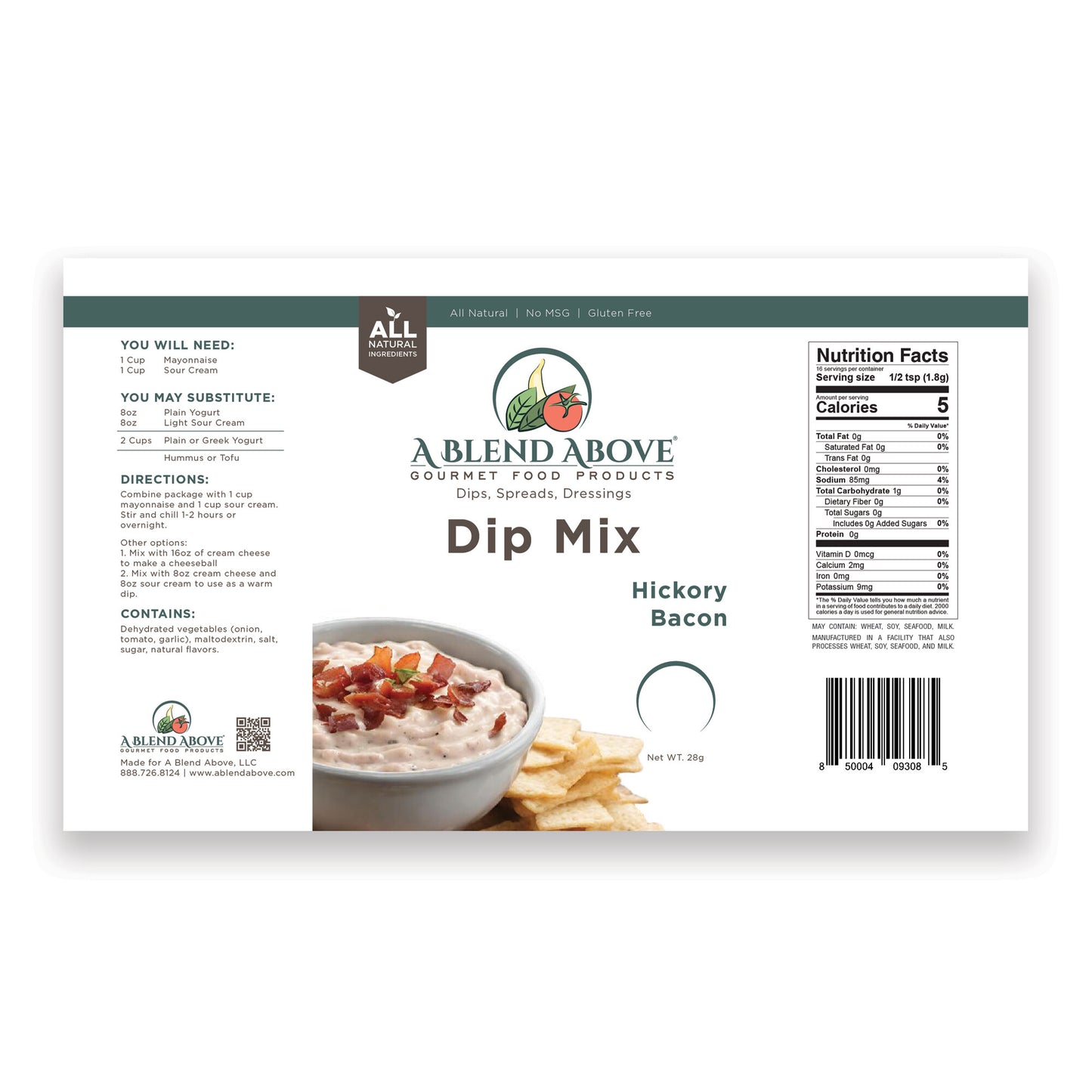 Hickory Bacon Dip Mix