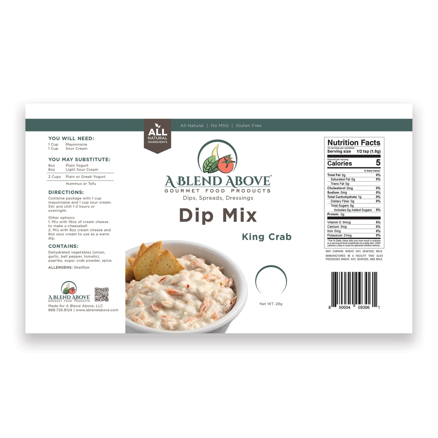 King Crab Dip Mix