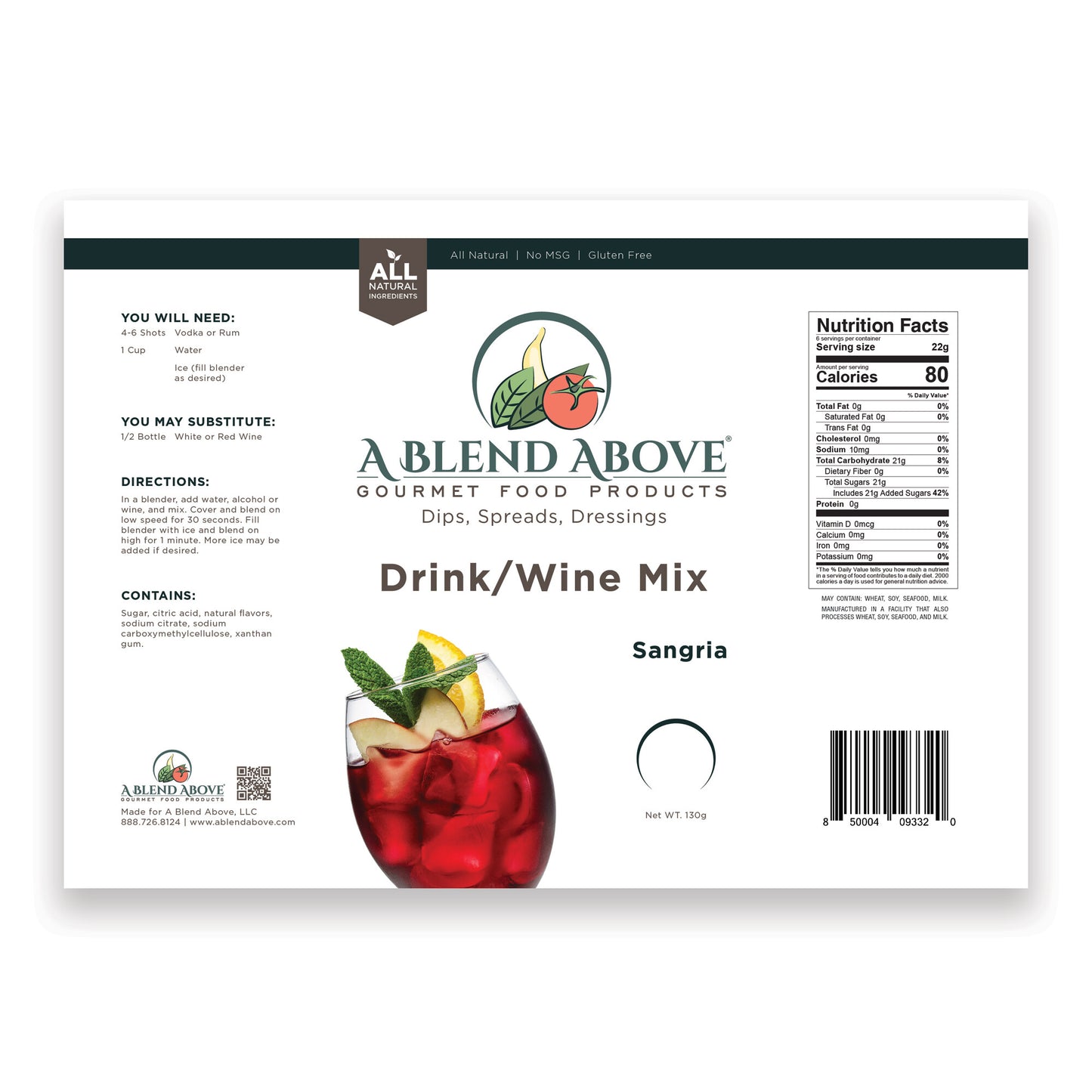 Sangria Drink/Wine Mix