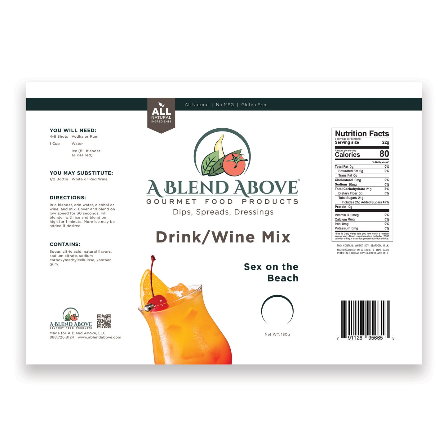 Sex on the Beach Drink Mix