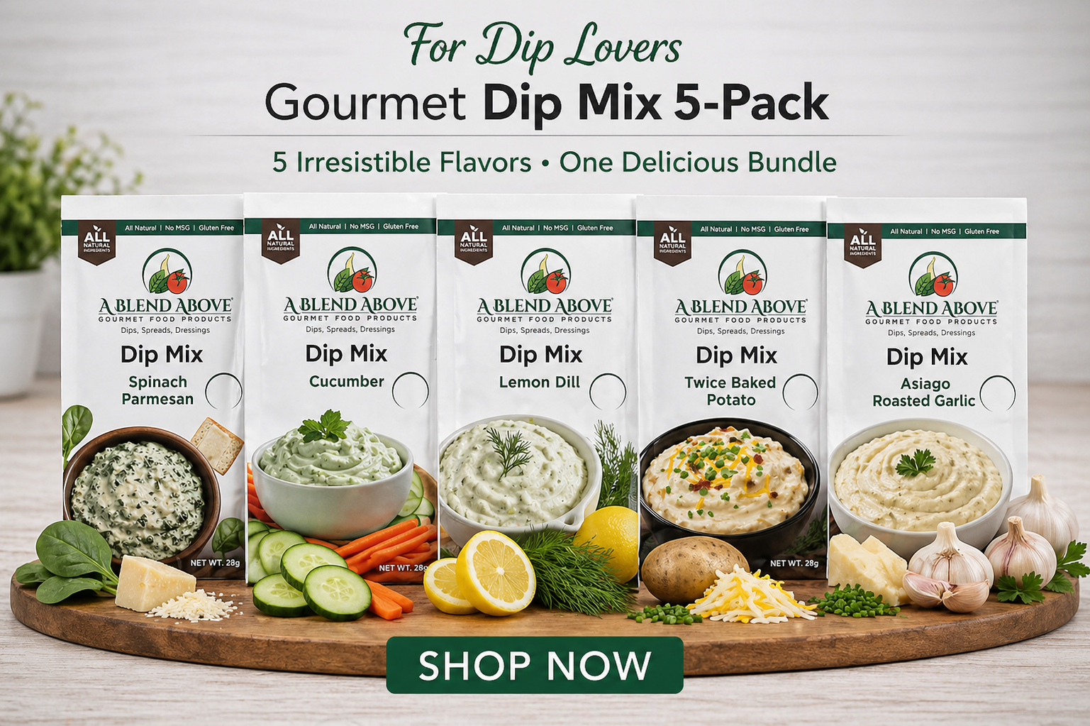 Assortment Dip Mix 5 pack