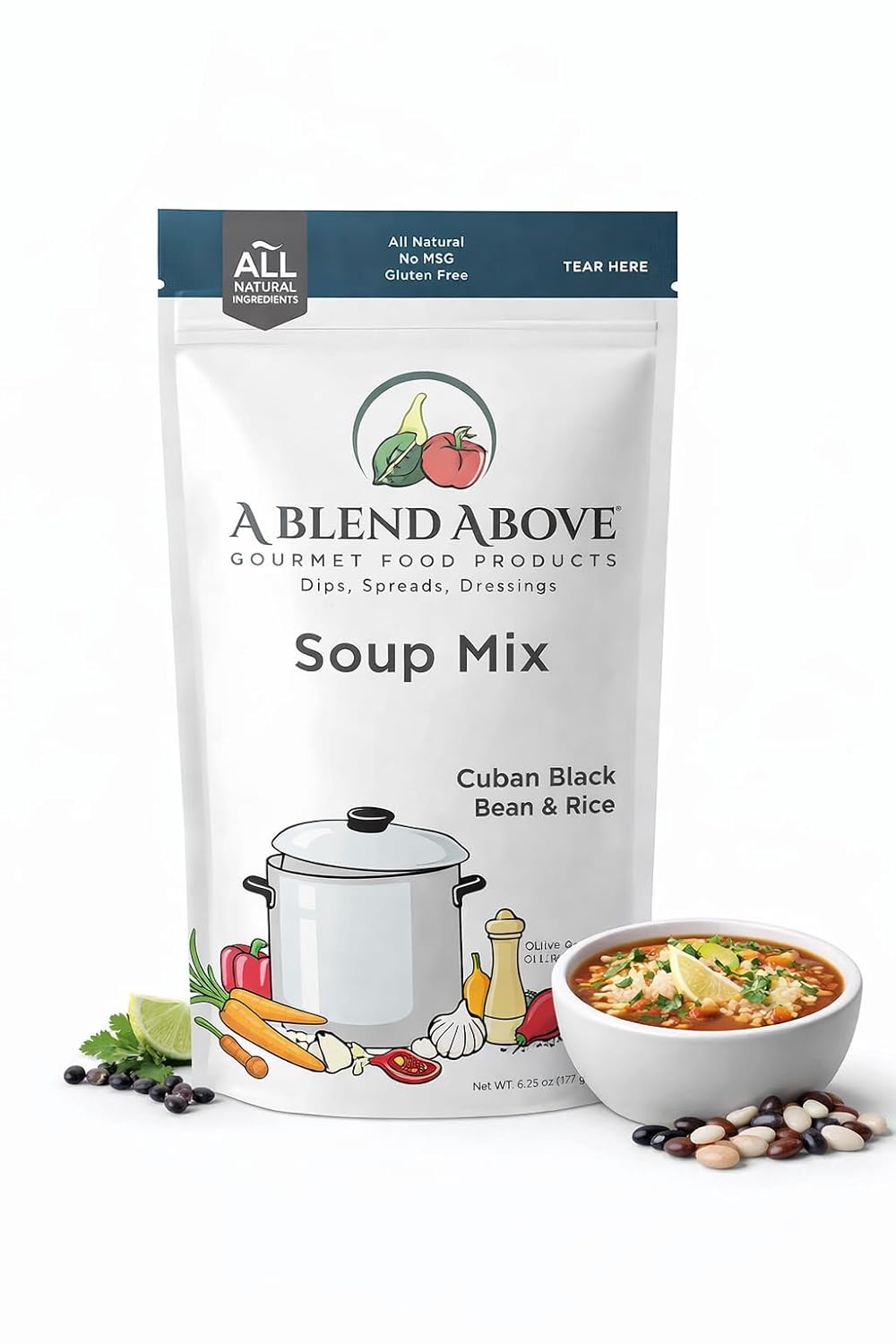 Cuban Black Bean & Rice Soup Mix