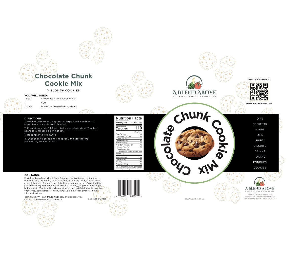 Chocolate Chunk Cookie Mix