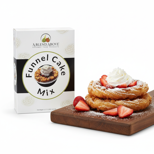 Funnel Cake Mix - Left Box Right Cake