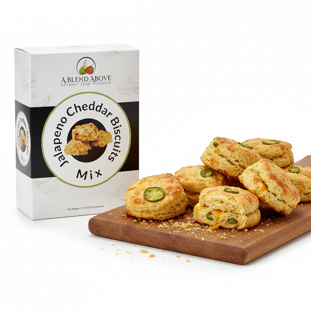 Jalapeño Cheddar Biscuits angled view