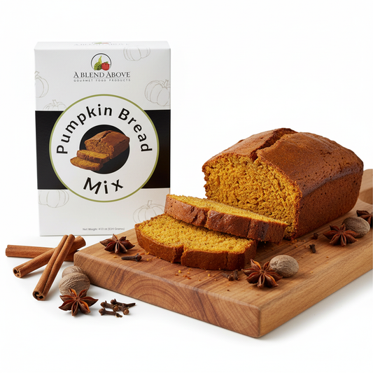 Pumpkin Bread Mix with gourmet bread and spices