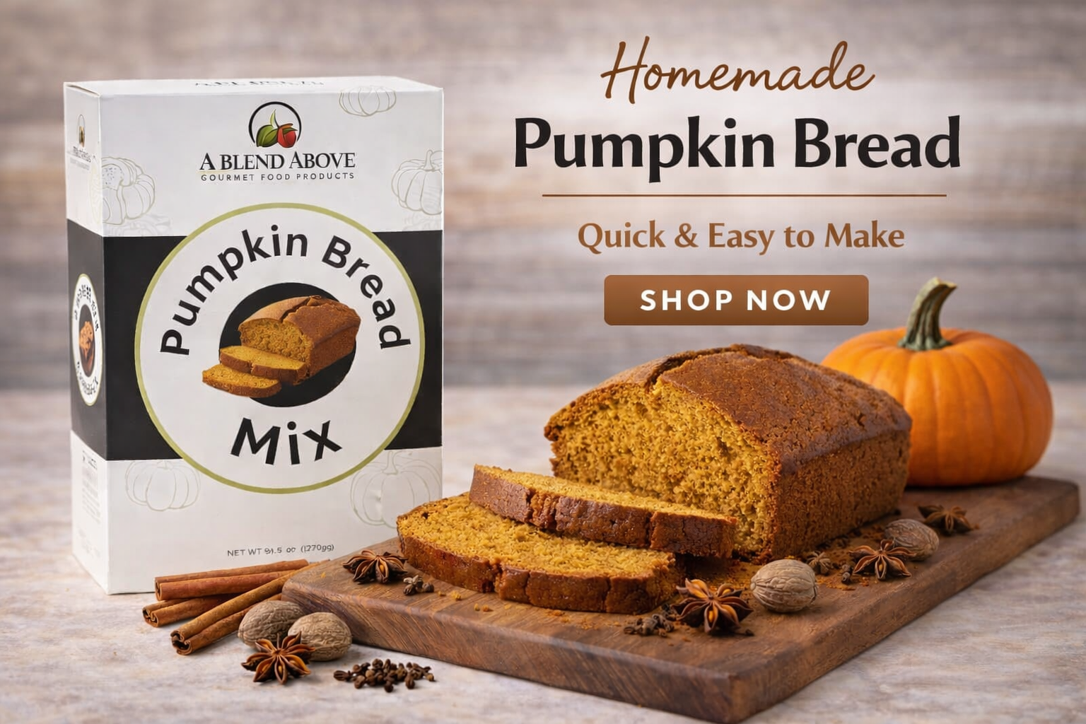 Pumpkin Bread Mix