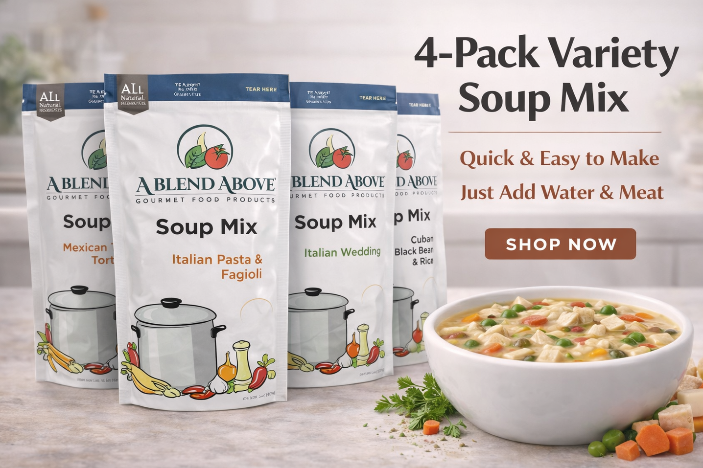 International Variety Soup Mix 4 pack