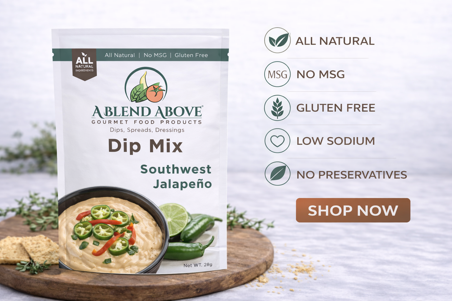 Southwest Jalapeño Dip Mix