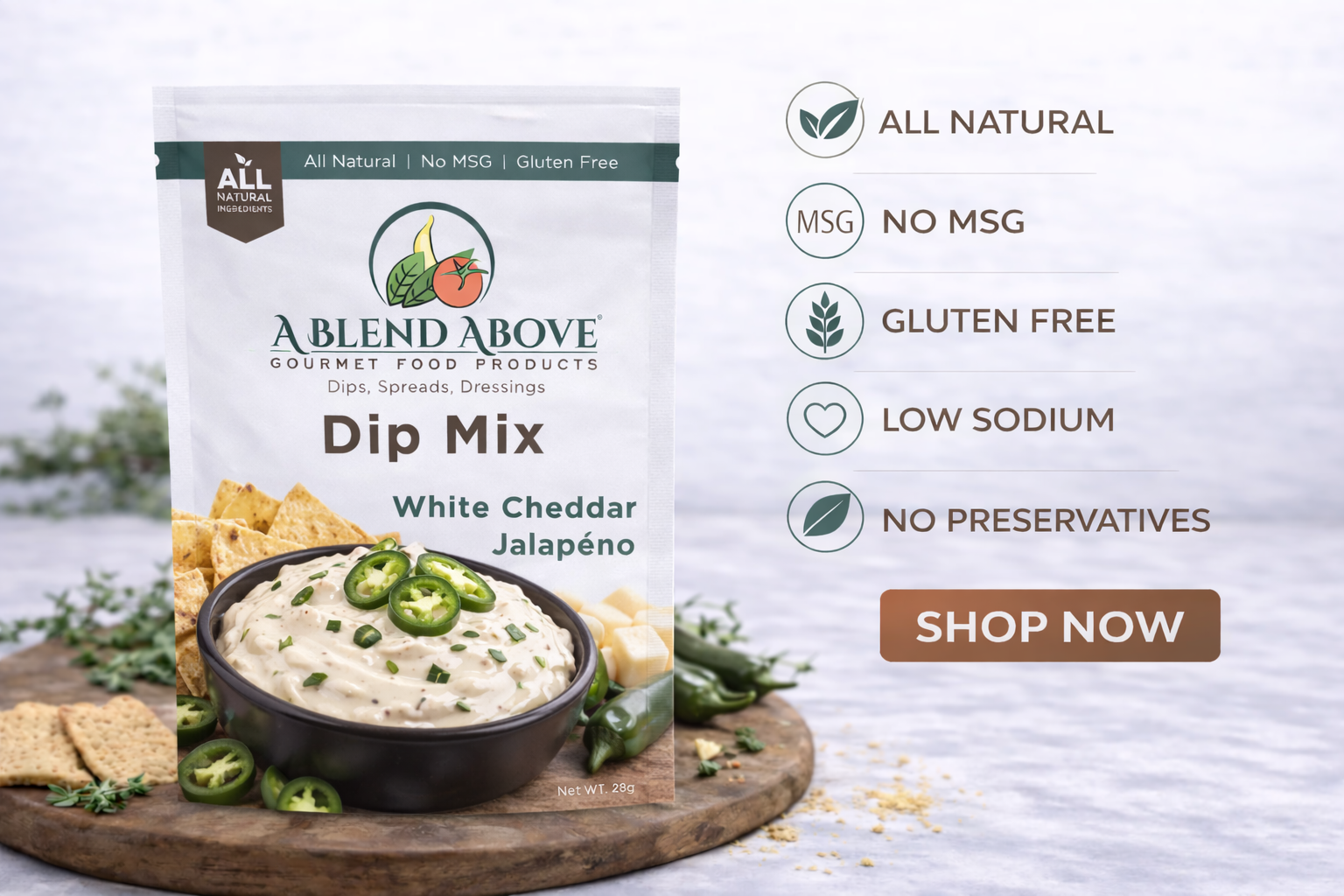 White Cheddar Jalapeno Dip Mix